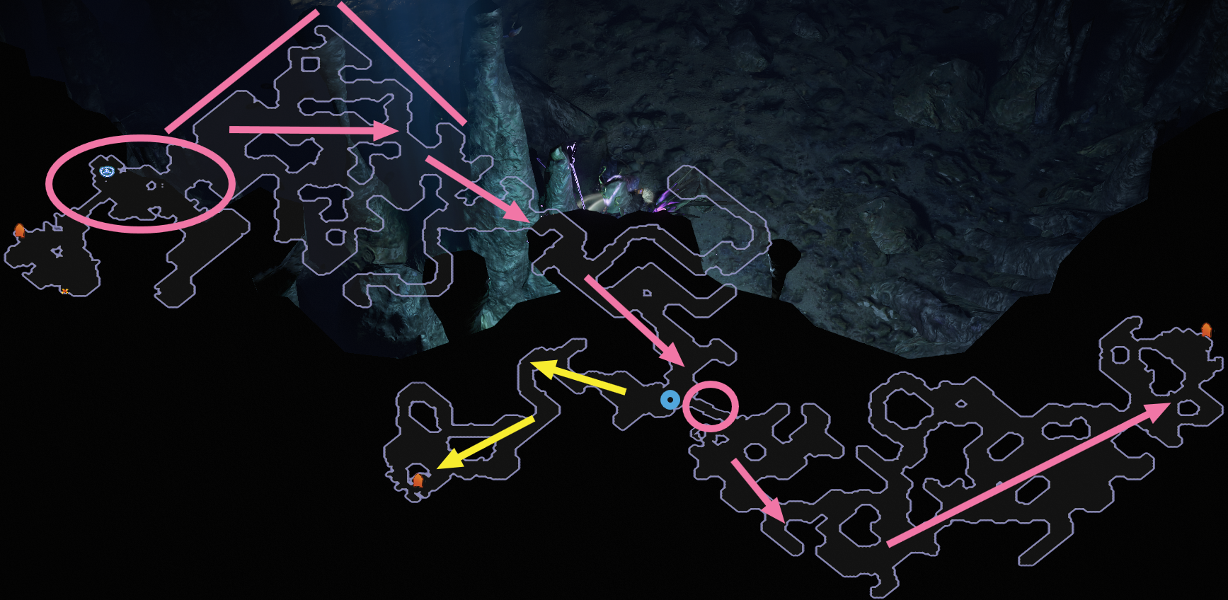 Submerged Passage Variant 5